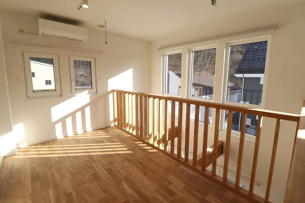 岩手の注文住宅:パッシブ窓デザイン(2)の画像