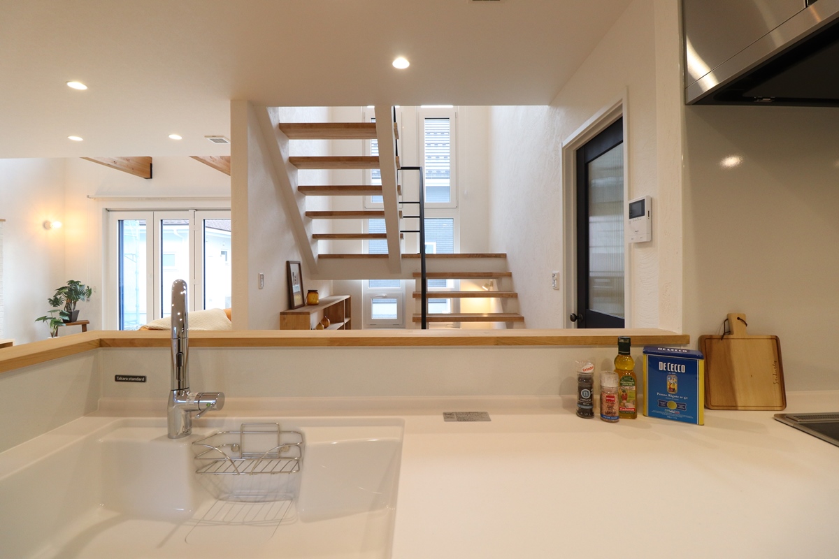 岩手の注文住宅:パッシブキッチンの画像