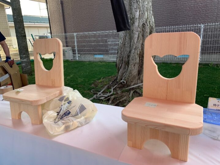 木工教室の椅子づくり