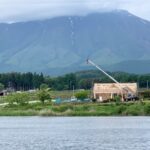 岩手県滝沢市で高断熱な注文住宅上棟の画像