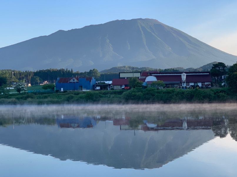 6月20日4時半岩手山の画像