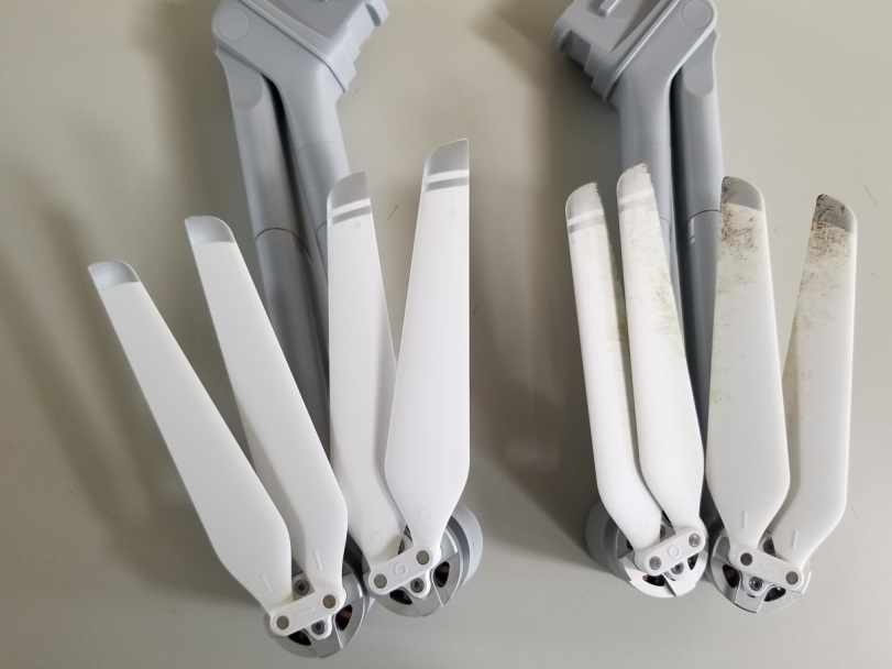 ドローンブレードが逆に付いてる？の画像