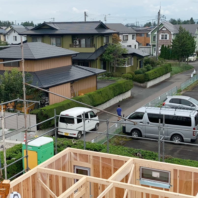 フレーミング現場から見付けた家の画像
