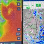 台風5号位置チェックの画像