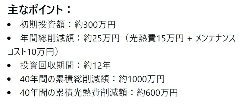 高性能住宅の断熱投資回収と長期的削減効果2の画像