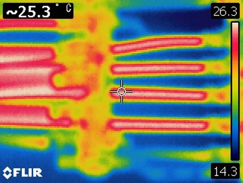 床暖房温水温度温度チェックの画像