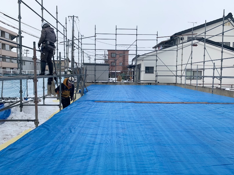 1月18日岩手県盛岡市の現場の画像