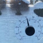 窓ガラスに付ける外気温計の画像