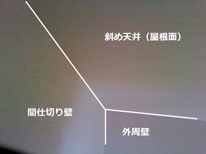 大屋根の家：室内側屋根面の画像