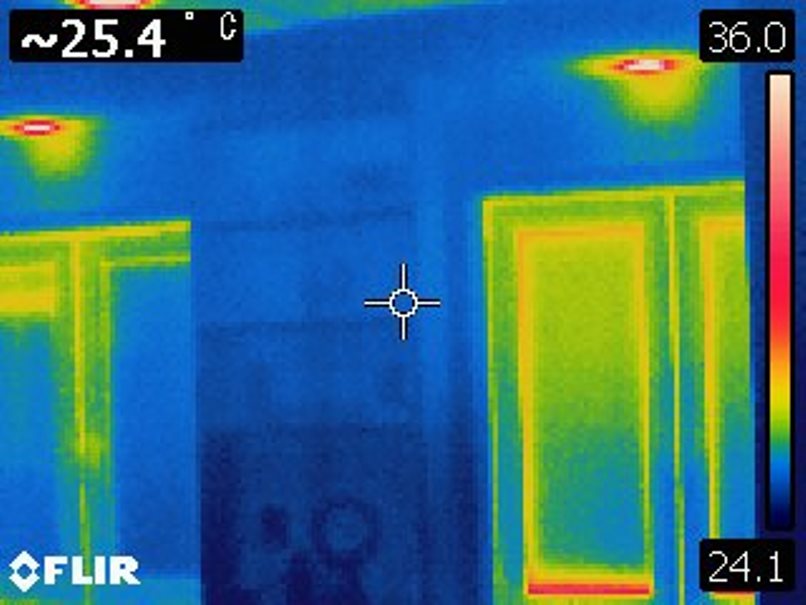 3種の日よけサーモ画像比較検証の画像
