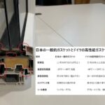 高断熱樹脂サッシガスケットの日本とドイツ比較の画像
