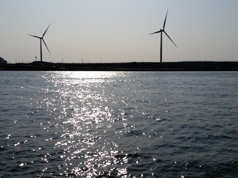 風力発電の画像