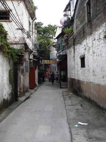 中国の路地裏の画像