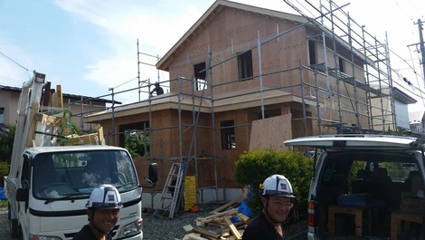 フレーミング住宅の画像