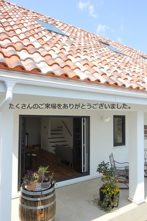 南欧スタイルの家の画像