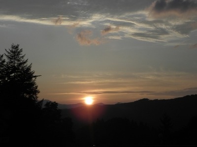夕陽の画像