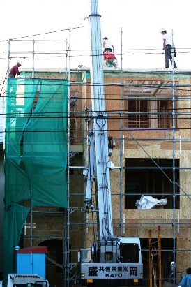 ３階建て住宅の画像