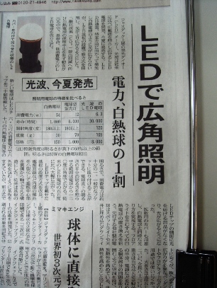 LED照明の画像