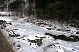 氷った閉伊川の画像