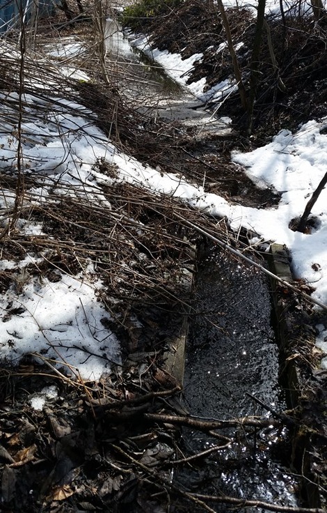 雪解け水路１の画像