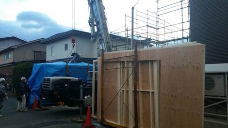 フレーミング住宅の画像