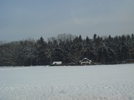 北欧の雪景色③の画像