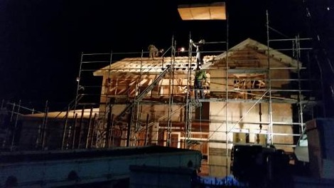 フレーミング住宅の画像