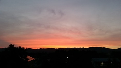 岩手の夕焼け