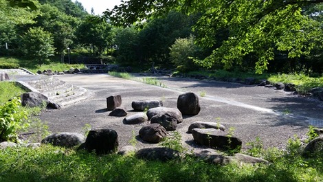 枯れ池の画像