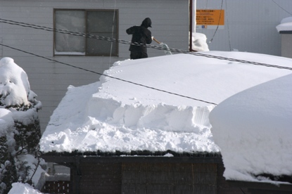 雪おろしの画像