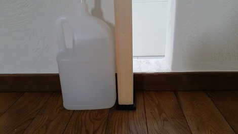 冷房パネル結露水の画像