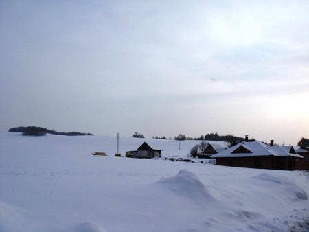 北欧の雪景色②の画像