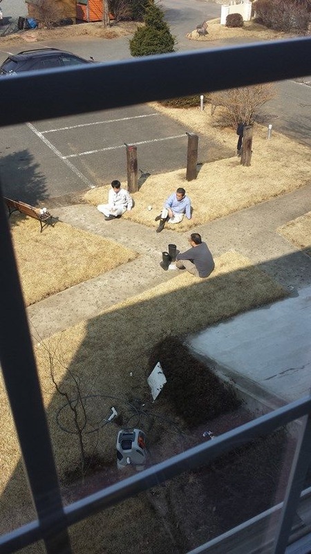 早朝ミーティングの画像