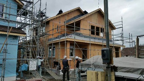 フレーミング住宅の画像