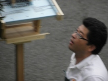 野鳥の餌箱設置③の画像