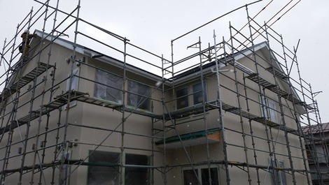 アパート建築の画像