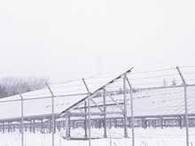 太陽光と雪 (2)の画像