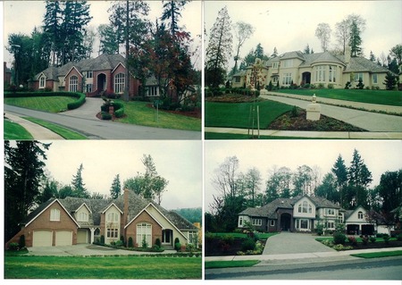 アメリカの高級住宅の画像