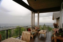 アメリカの住宅展示場の画像