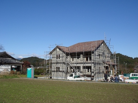 研修住宅現場の画像