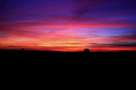 夕焼けの画像