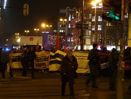 ドイツのデモ行進