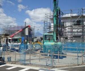 地盤調査をおこなって安心な家つくりの画像