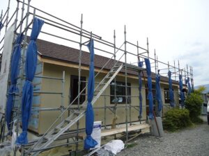 趣のある平屋の家の画像