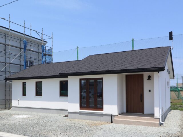 平屋の外観｜盛岡市で自然素材にこだわった注文住宅を建てるなら大共ホーム の画像