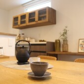 盛岡市中堤町│無暖房の家のダイニングの画像