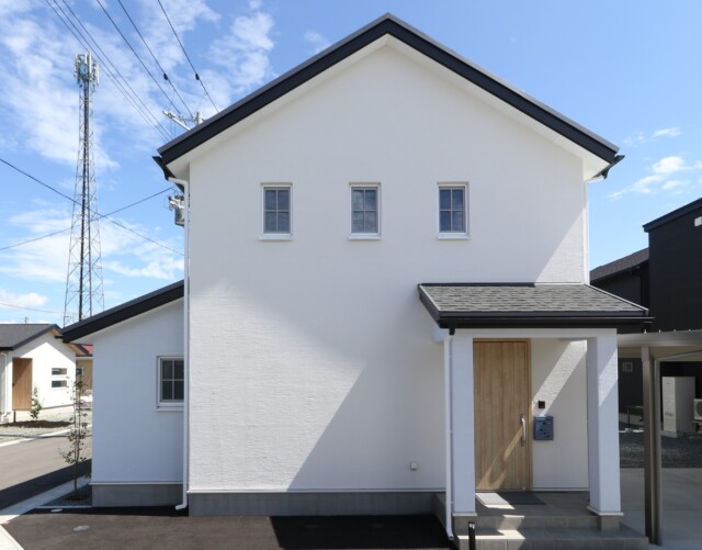 高断熱高気密住宅｜大共ホーム｜サザンタウンやはば外観の画像