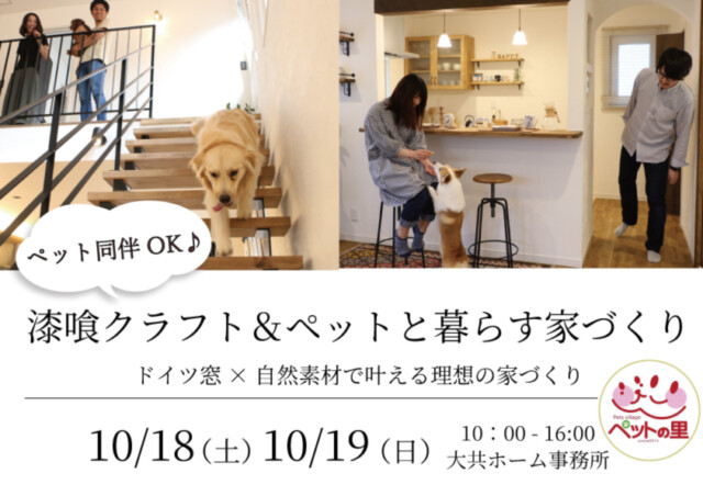 漆喰クラフト＆ペットと暮らす家づくり｜Ua値0.15の高断熱高気密注文住宅大共ホームの画像