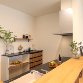 ロフトのある平屋 キッチン｜注文住宅なら大共ホームの画像