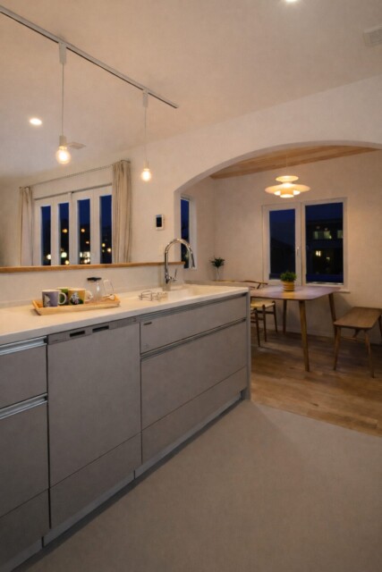 キッチン間取りの家｜盛岡市で自然素材にこだわった注文住宅を建てるなら大共ホームの画像